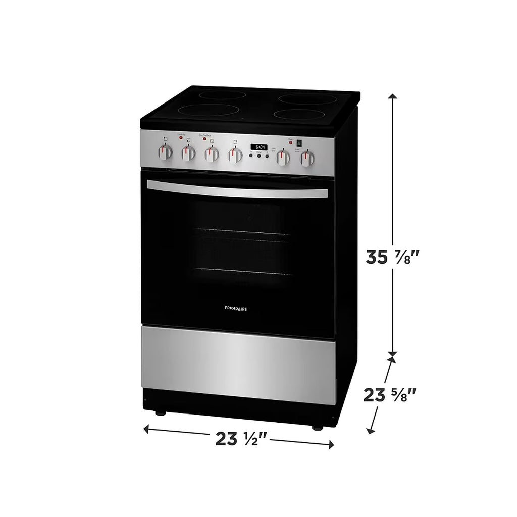 Frigidaire 24 in. Electric Range with Convection - FCFE2425AS