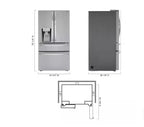 LG 30 cu. ft. 4-Door French Door Refrigerator - LRMDS3006S