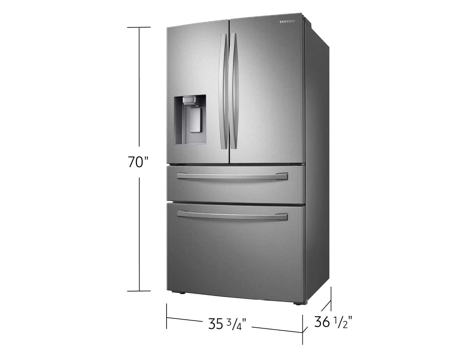 Samsung 28 cu. ft. 4-Door French Door Refrigerator - RF28R7201SR