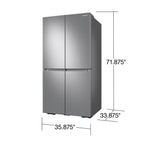 Samsung 29 cu. ft. 4-Door Flex Refrigerator - RF29A9671SR