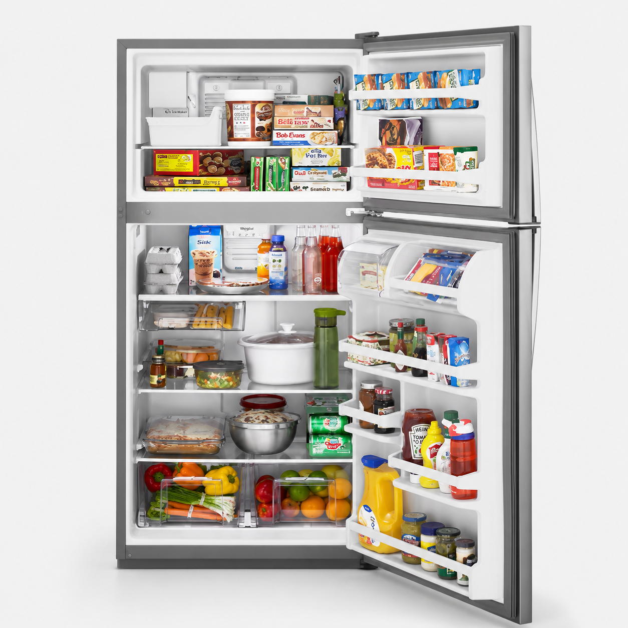 Whirlpool 18.2 cu. ft. Top Freezer Refrigerator - WRT318FMDM