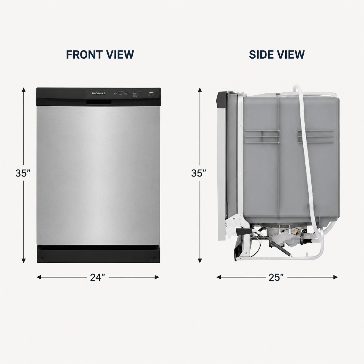 Frigidaire 24 in. Built-In Dishwasher - FFCD2413US