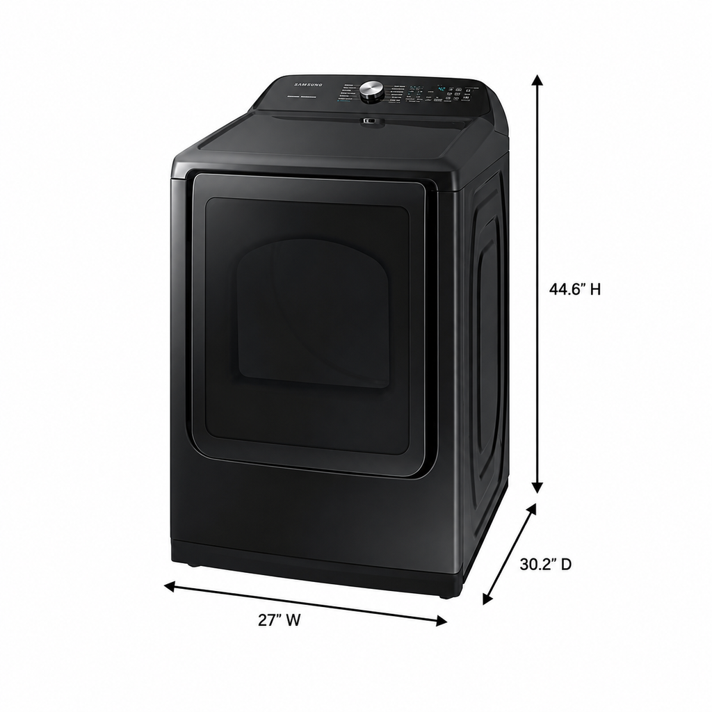 Samsung 7.4 cu. ft. Gas Dryer with Steam Sanitize+ - DVG50R5400V)