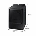 Samsung 7.4 cu. ft. Gas Dryer with Steam Sanitize+ - DVG50R5400V)