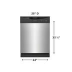 Frigidaire 24 in. Front Control Dishwasher - FDPC4221AS